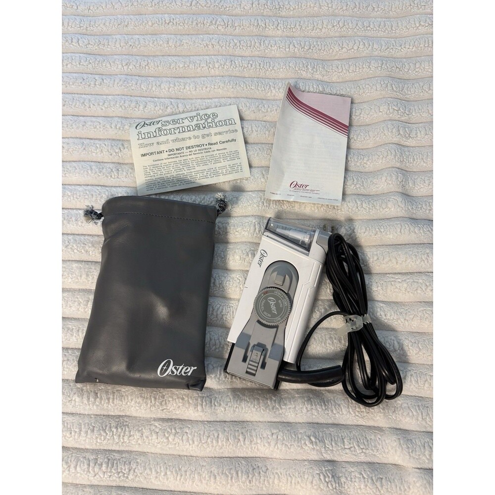 Vintage Oster Travel Iron with Spray Mini Iron with Dual Voltage 120/240 V White